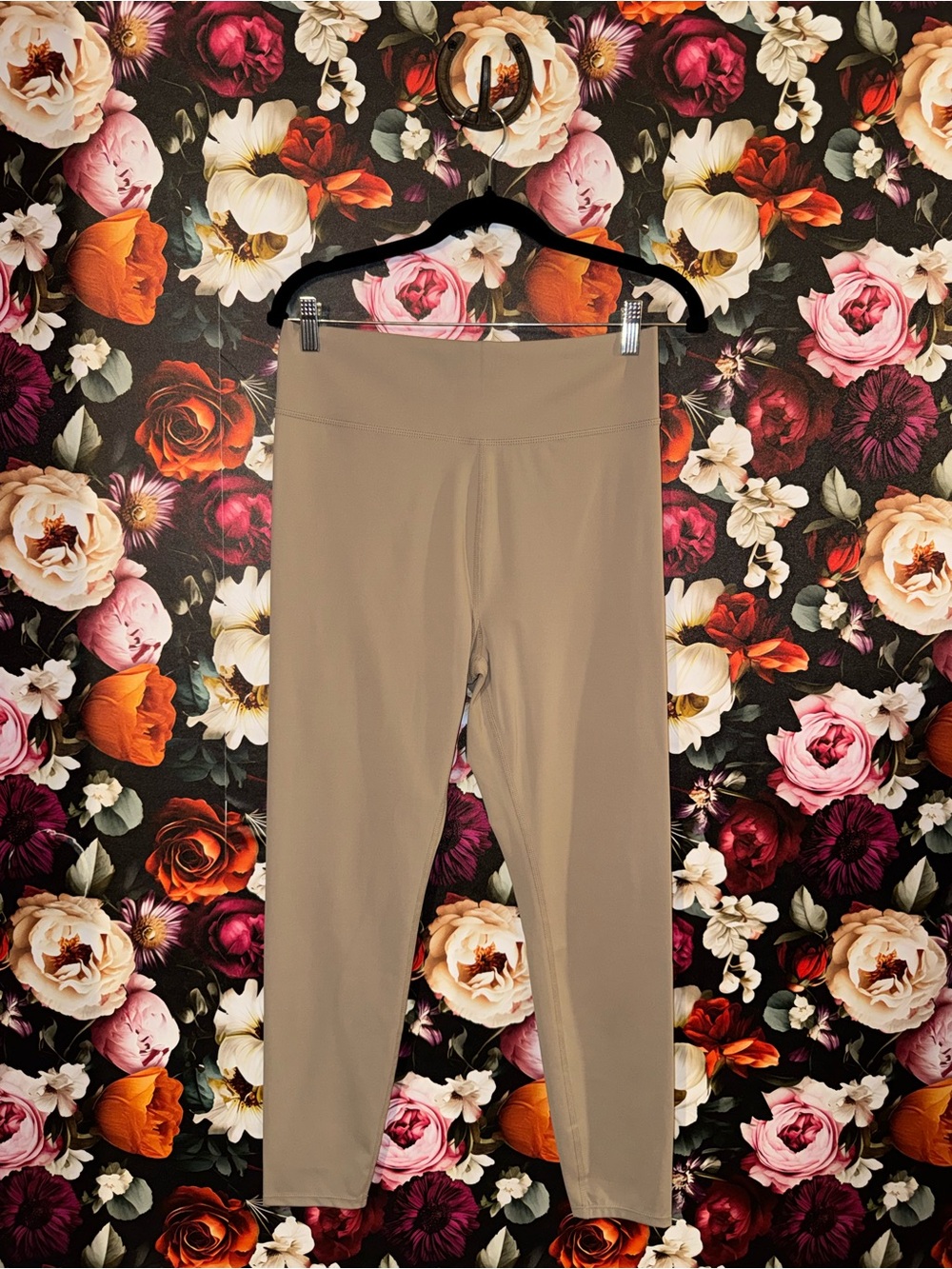 Madewell Women’s Neutral Tan High-Rise MWL Leggings, Large, NWT